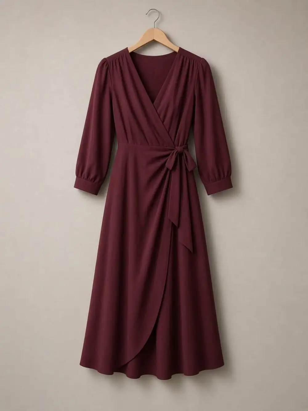 Solstice Wrap Dress product photography